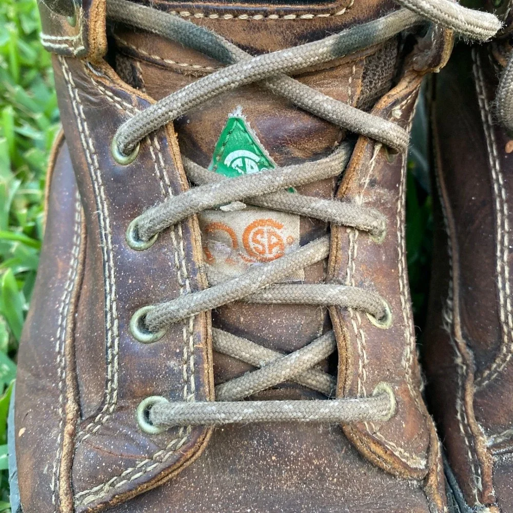 Red Wing Shoes 3541 Steel Toe Mens Brown Leather Safety Work Boots EH PR